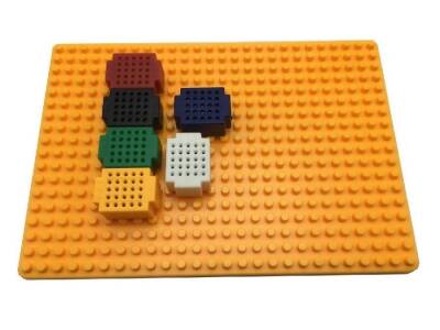 XF-25 Ultra Mini Renkli Blok Yapı Breadboard - 1