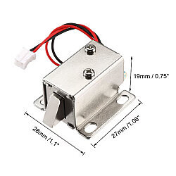 XGS-X35 12V Electromagnetic Mini Solenoid Lock - 3