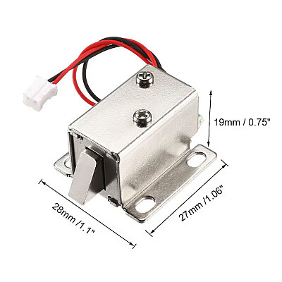 XGS-X35 12V Electromagnetic Mini Solenoid Lock - 3