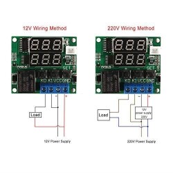 XH-W1219 12V Relay Output Digital Thermostat - Temperature Control Module - 3