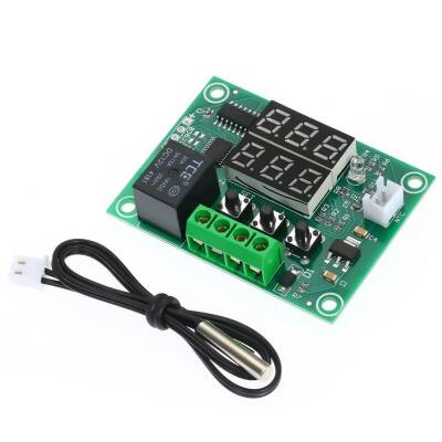 XH-W1219 12V Röle Çıkışlı Dijital Termostat - Sıcaklık Kontrol Modülü - 1