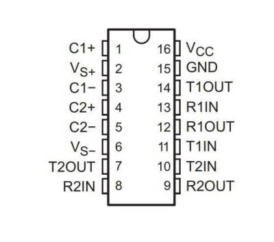 XL232Z SOIC-16 SMD Integrated MAX232 Equivalent - 2