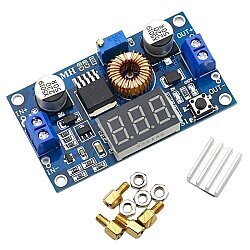 XL4015 5A Adjustable Voltage Reducer Module with Digital Display - 1