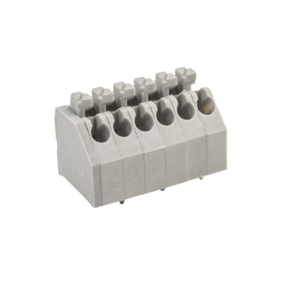 XP-250 3.5mm 6-Pin Spring Terminal Block - 1