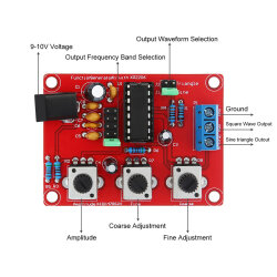 XR2206 1Hz-1MHz Sinyal Jeneratör Modülü - 3