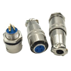 XS10 3 Pin 10mm Su Geçirmez Konnektör Takımı