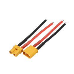 XT30 Female-Male Lipo Battery Charging Cable Set 10cm