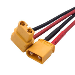 XT30ULW 90C Dişi-Erkek Lipo Pil Şarj Kablosu Seti 10cm