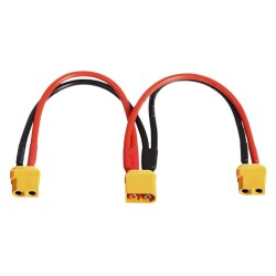 XT60 1 Male - 2 Female Y Splitter Parallel Converter Cable 20cm