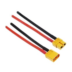 XT60 Female-Male Lipo Battery Charging Cable Set 10cm