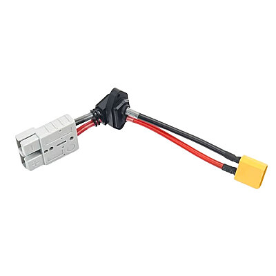 XT90 Male - 50A Anderson Socket 90 Degree Converter Cable - 1