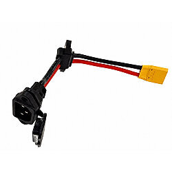 XT90 Male - C14 3 Pin AC Power Socket 90 Degree Converter Cable