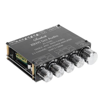 XY-S100L 2x50W + 100W Bluetooth 5.0 2.1 Channel Amplifier Module - 1