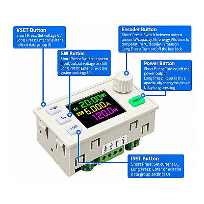 XY-SK120X 120W 6A Adjustable DC Power Supply Module - 2