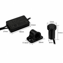 Y-LD-MK-004 12-24V Dokunmatik Dolap Aydınlatma Sensörü - 3