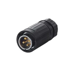 YA-20-C04PE-01-001 4-Pin Waterproof Connector - Male