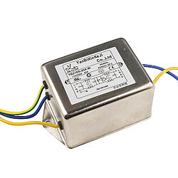 YB21D5-20A-W 20A Single-Phase Mains Wired EMI Filter