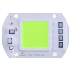 Yeşil 220V Projektör Cob Led 50W Driver Çipli