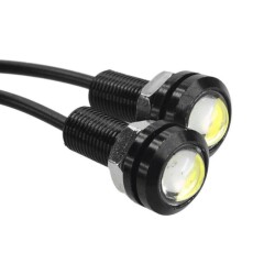 Yeşil Kartal Gözü Led 12V 2 Adet - Gündüz Farı