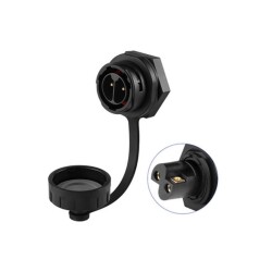 YM-20-C02SX-22-105A 2-Pin Waterproof Connector - Male
