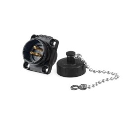 YM-20-C03SX-02-401 3-Pin Waterproof Connector - Male