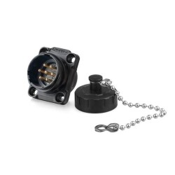 YM-20-C07SX-02-401 7-Pin Waterproof Connector - Male