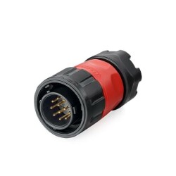 YM-20-C12PE-02-001 12-Pin Waterproof Connector - Male