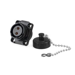 YM-20-J02SX-02-401 2-Pin Waterproof Connector - Female