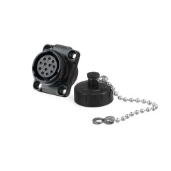 YM-20-J12SX-02-401 12-Pin Waterproof Connector - Female
