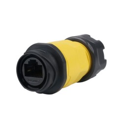 YM-20-J/RJ45/213/PP-42-001 Su Geçirmez Ethernet Konnektörü - Dişi