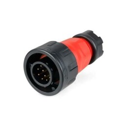 YM-24-C10PE-02-001A 10-Pin Su Geçirmez Konnektör - Erkek