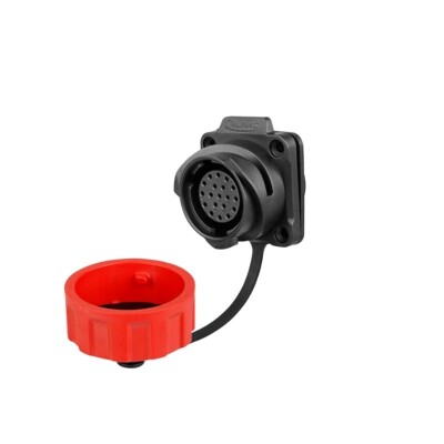 YM-24-J19SX-02-401A 19-Pin Waterproof Connector - Female - 1