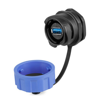 YM-24-J/USB3/213/SX-42-101 Waterproof Data Connector - Female - 1