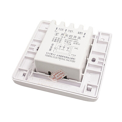 YM-9806BA Smart Voice-Controlled Light Sensor Switch - 3
