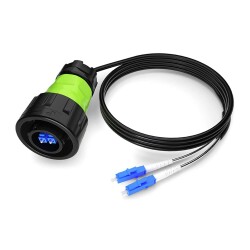 YM24-F0-LC-LC-0D5M-001 Waterproof Fiber Optic Connector - Male