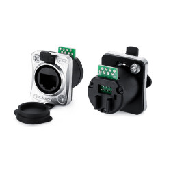 YT-RJ45-JSX-17-001 Waterproof Ethernet Connector - Female