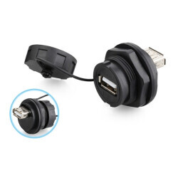 YU-USB2-JSX-01-001 Su Geçirmez USB Konnektör - Dişi