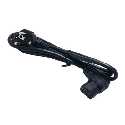 Yüksek Kaliteli Power Kablosu 90 Derece 1.7 Metre - 3'lü Bilgisayar Güç Kablosu - 2