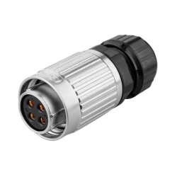 YW-20-J04PE-03-001 4-Pin Waterproof Connector - Female