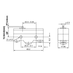 Z-15G-B Micro Switch 3-Pin - 2