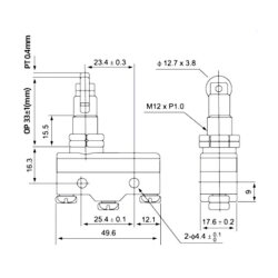 Z-15GQ21-B Micro Switch 3-Pin - 2