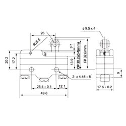 Z-15GW22-B Micro Switch 3-Pin - 2
