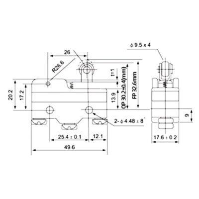 Z-15GW22-B Micro Switch 3-Pin - 2