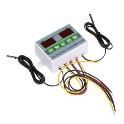 ZFX-ST3012 12V Çift Röle Çıkışlı Termostat - Sıcaklık Kontrol Cihazı - 2