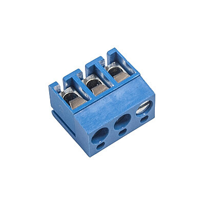 ZH300 3 Pin 5.00mm Terminal Block - Blue - 1