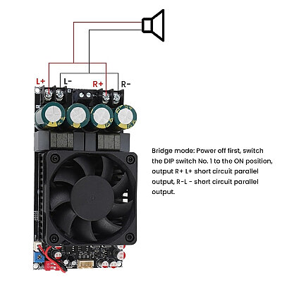 ZK-3002 TPA3255 2x300W 2-Channel Stereo Amplifier Module - 3