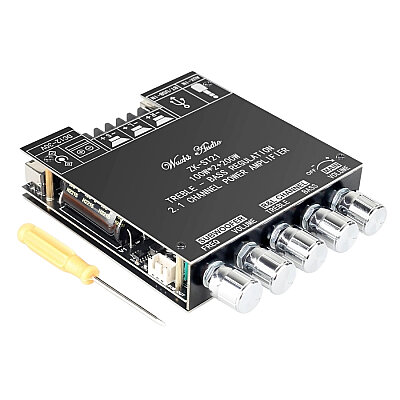 ZK-ST21 2x100W + 200W 2.1 Kanal Bluetooth Amfi Modülü - 1