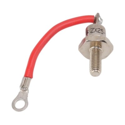 ZX25-12 25A 1200V Kablolu Bakır Metal Vidalı Diyot - Anot - 1