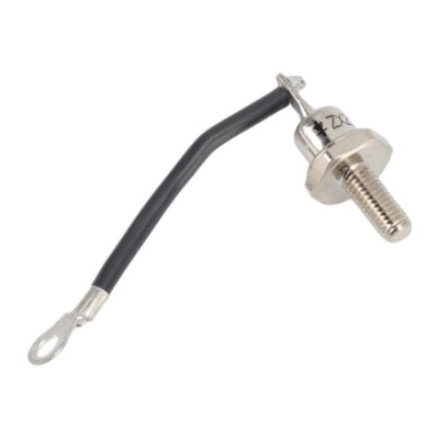 ZX25-12 25A 1200V Wired Metal Screw Diode - Cathode - 1