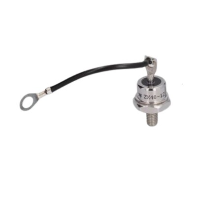 ZX40-12 40A 1200V Wired Copper Metal Screw Diode - Cathode - 1